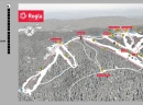 Rogle - ski mapa