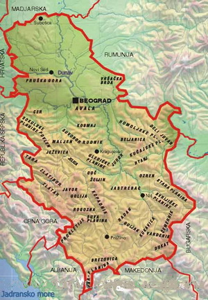 mapa srbije planine Planine Srbije » Skijanje.rs mapa srbije planine