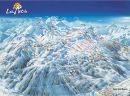 Les Arcs - ski mapa