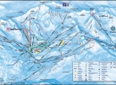 Val Thorens -  ski mapa za 2012 sa ucrtanim novim furnitelom "Thorens" i pripadajućim stazama