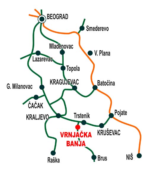 beograd vrnjacka banja mapa Goč   Vrnjačka Banja » Skijanje.rs beograd vrnjacka banja mapa