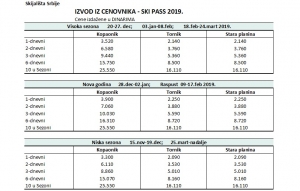 cenovnik ski pass kopaonik 2019b