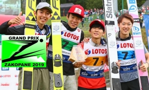 zakopane gp2019 team podium Japan 730410