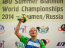 Biatlon, Tjumen 2014 - Pobednik u trci potere, belgijanac Michael Roesch