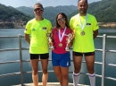 Anja IliÄ‡ sa kolegama MiloÅ¡em i Milankom