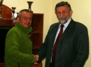 Zoran Jenić (levo) preuzima dužnost predsednika od Zorana Marjanovića
