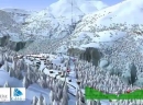 Pogled na trasu iz Les 2 Alpes ka Alpe d'Hueza-u.