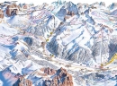 Val di Fassa - ski mapa