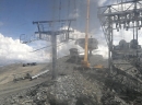 Demontaža gornja polovine žičare "TSD8 Glacier"