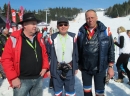 Srečanja z legendami so se skupaj veselili tudi Danilo Vodovnik, Filip Gartner in Aleš Dornik, Foto Janez Kuhar