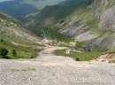Ski staza iznag hotela duž koje treba da se montira žičara