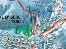 Val d'Isere - Solaise Ekspres, položaj na skijalištu