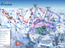 Arosa - ski mapa