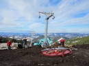 Iver - Mećavnik. Ski lift Čarobni breg - tok gradnje decembar 2012