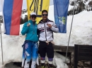 Nevena Ignjatović i Marko Vukićević  sa medaljama