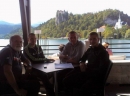 Trener Karel Soukal sa biatloncima na Pokljuki, Slo - septembar 2013
