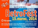 Rtro ski fest - plakat