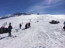 Ski staza duž lifta i ratrak