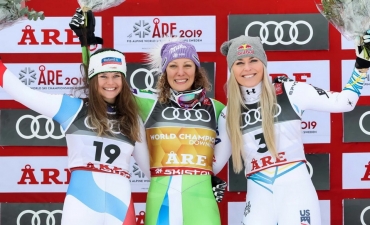 Ilka Stuhec downhill gold in re