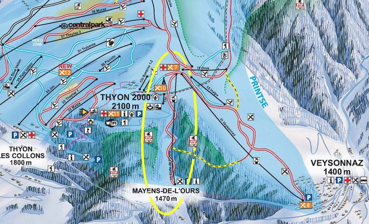 veyson map nova gondola