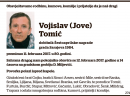 Vojo Tomić - umrlica