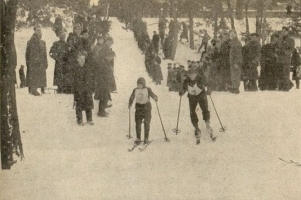 Skijanje u Beogradu Kalemegdan 1946