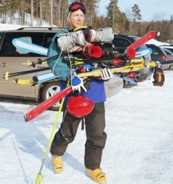 opremacarrying skis