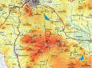 Borovec, mapa