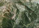 Auron - mapa terena