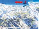 La Plagne - ski mapa