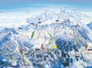 Les Arcs - ski mapa prvi deo