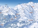 Tri doline - ski mapa