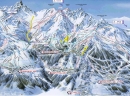 Courchevel - ski mapa