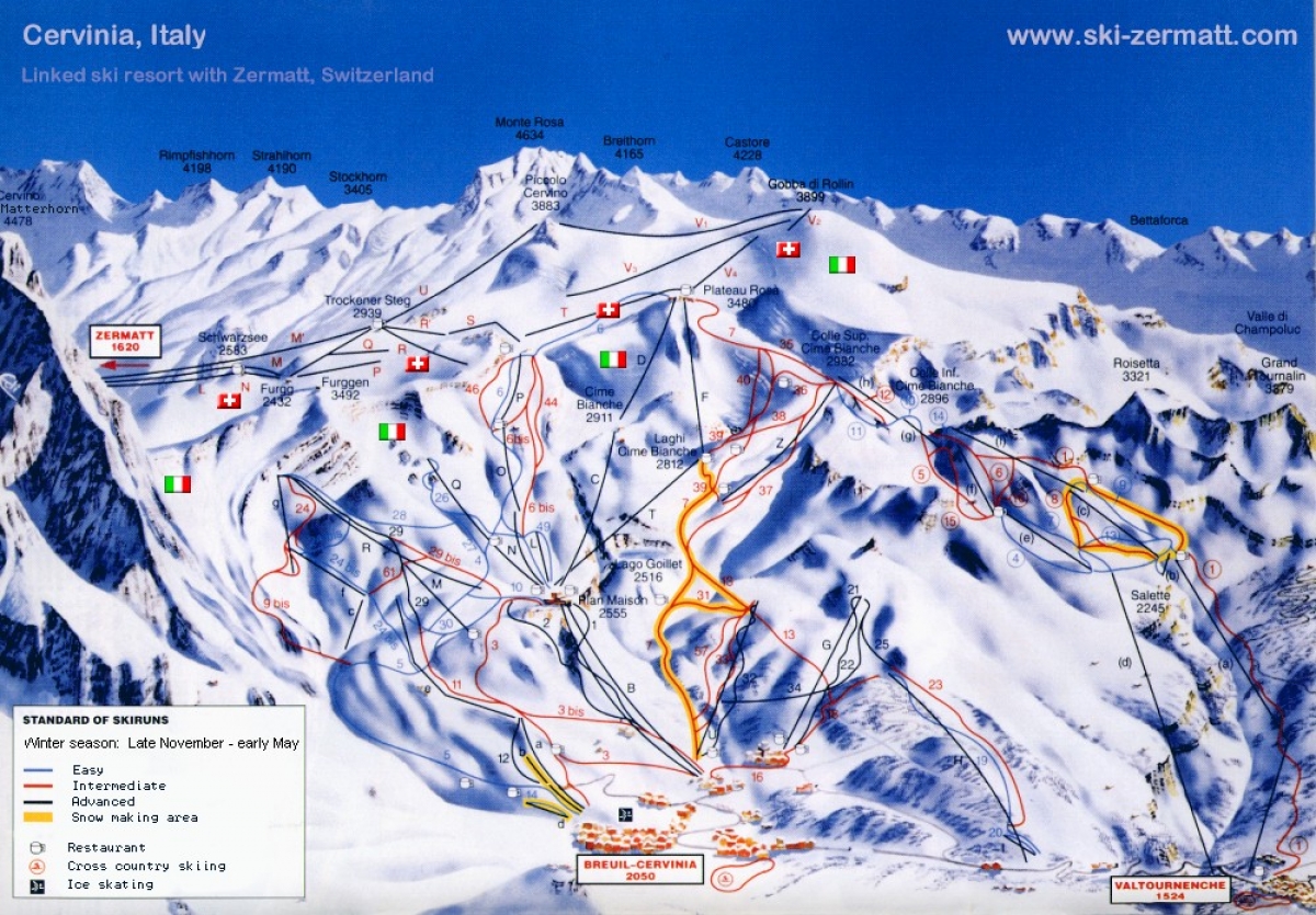 Cervinia Skijanje rs