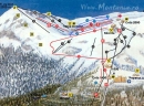 Sinaia - ski mapa