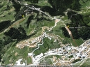 Zlatar, mapa ski terena - sa pogresno unetim položajem žičara