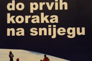 igrom prvih koraka snijegu 